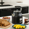 Westinghouse Waterkoker Retro Collections - 2200 W - liquorice black - 1.7 liter - WKWKH148BK