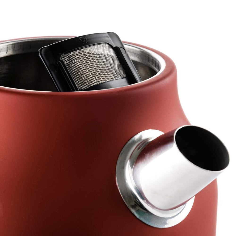 Bouilloire rétro Westinghouse Collections - 2200 W - rouge cranberry - 1,7 litre - WKWKH148RD