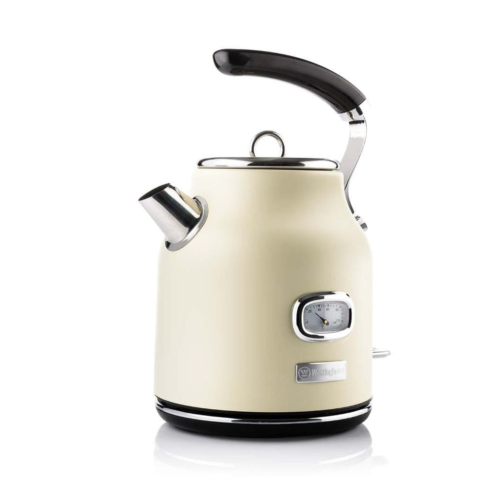 Westinghouse Kettle Retro Collections - 2200 W - blanc vanille - 1,7 litre - WKWKH148WH