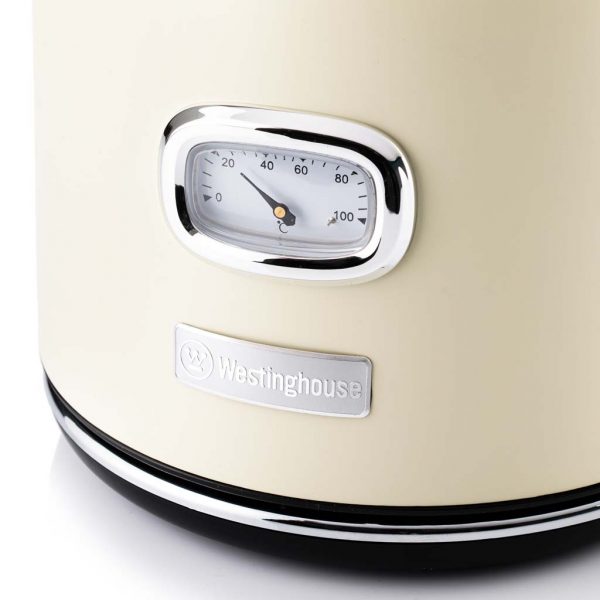 Westinghouse Kettle Retro Collections - 2200 W - blanc vanille - 1,7 litre - WKWKH148WH