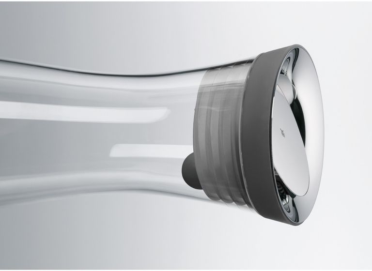 WMF Basic Waterkaraf - Drupvrij - Zwart / Zilver - 1 liter