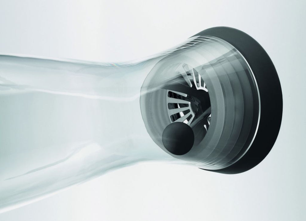 WMF Basic Waterkaraf - Drupvrij - Zwart / Zilver - 1 liter