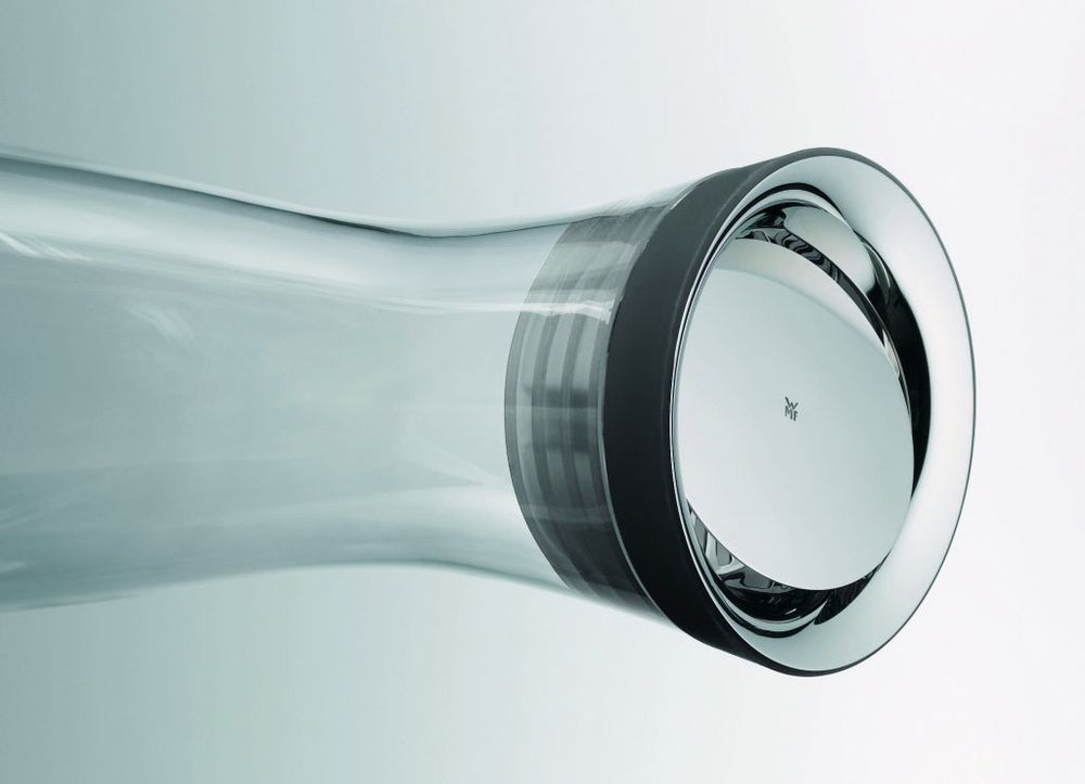 WMF Basic Waterkaraf - Drupvrij - Zwart / Zilver - 1 liter