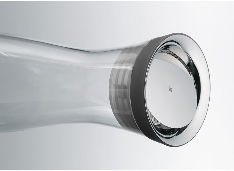 WMF Basic Waterkaraf - Drupvrij - Zwart / Zilver - 1 liter