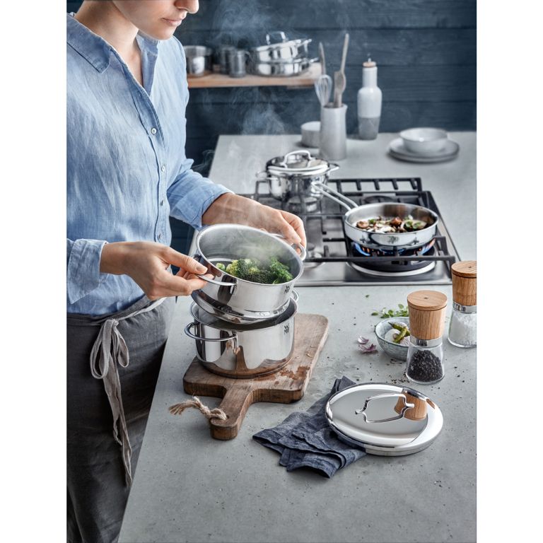 WMF Groentestomer met deksel Mini - ø 16 cm