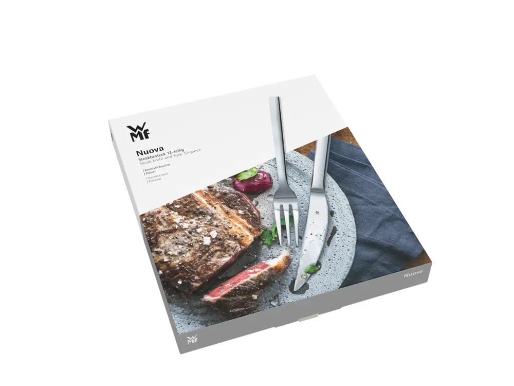 WMF Steakbestekset Nuova - 12 delig / 6 personen