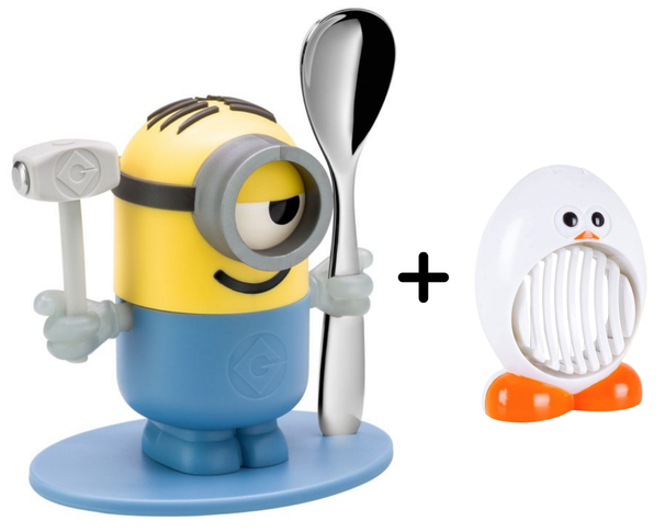 WMF Eierdopje Kids McEgg Minions - Inclusief GRATIS Cookinglife Eiersnijder Kuiken