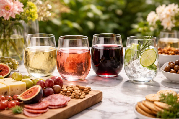 Waterglazen Kunststof - CampVibe - Outdoor - Onbreekbaar - 400 ml - 4 Stuks - Cookinglife