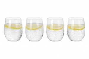 Cookinglife Waterglazen Kunststof - CampVibe - Outdoor - Onbreekbaar - 400 ml - 4 Stuks