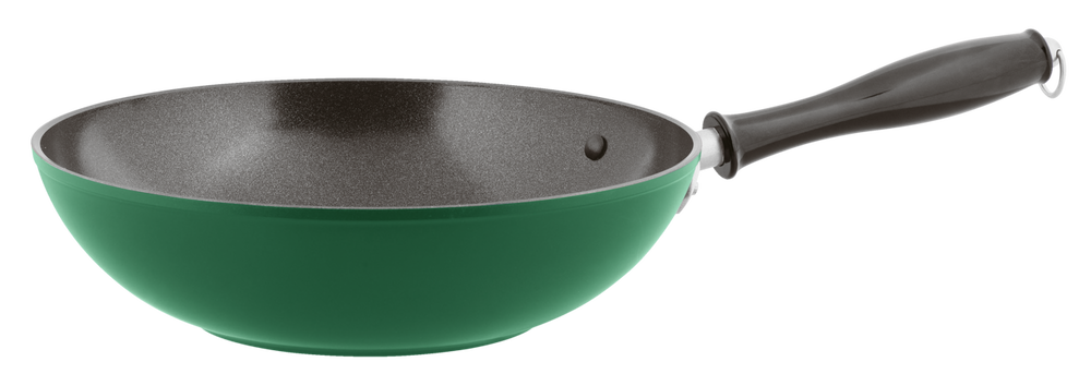 Poêle Wok Sambonet Vintage Spadella Ø 28 cm Vert - Convient également à l'induction