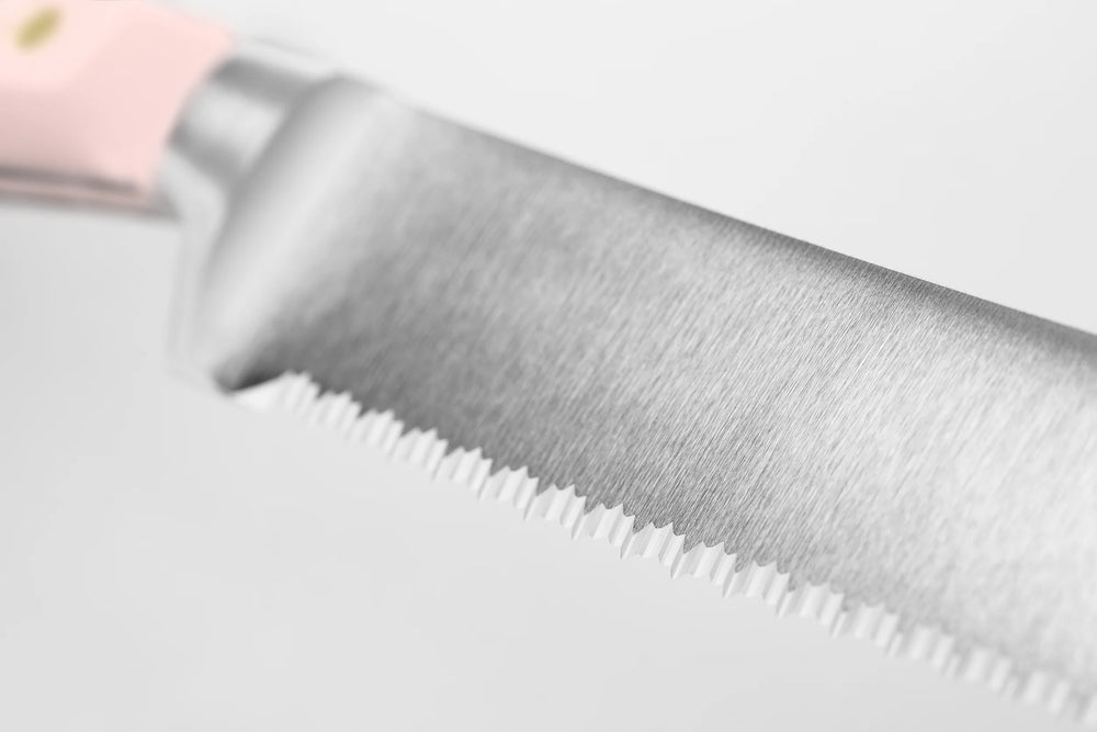 Wusthof Messenset Classic Koksmes Santokumes Broodmes Officemes - Pink Himalayan Salt 4-delig