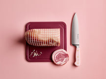 Wusthof Messenset Koksmes + Santokumes Classic Color - Pink Himalayan Salt 2-delig