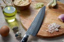 Yaxell Koksmes Zen 20 cm - 37 laags roestvrij damast staal - canvas Micarta heft