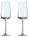 Verres à champagne Zwiesel Glass Vivid Senses Light &amp; Fresh - 380 ml - 2 pièces