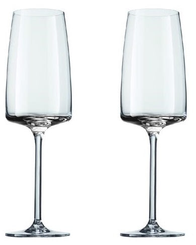 Verres à champagne Zwiesel Glass Vivid Senses Light &amp; Fresh - 380 ml - 2 pièces