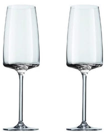 Zwiesel Glas Champagneglazen - Flutes - Vivid Senses Light & Fresh - 380 ml - 2 stuks