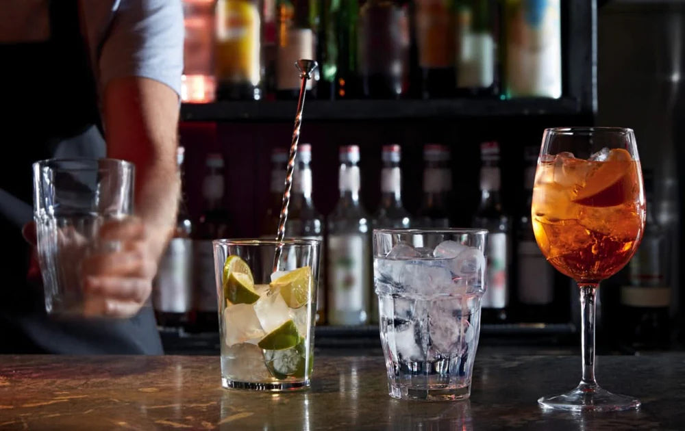 Bormioli Rocco Glazen Slot Transparant 290 ml - 6 Stuks + Cookinglife Karaf 1 Liter