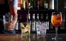 Bormioli Rocco Glazen Slot Transparant 290 ml - 6 Stuks + Cookinglife Karaf 1 Liter