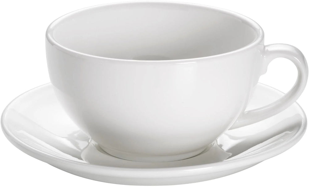 Maxwell &amp; Williams Tasse et Soucoupe Blanc Basics Ronde