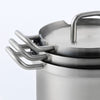 BK Steelpan met deksel - Q-Linair Master - RVS - ø 16 cm / 2 liter