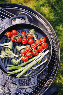 Alva Braadpan - Dutch Oven Ovaal Nori 31 x 21 cm + Gratis Leren Handvaten- geëmailleerde anti-aanbaklaag