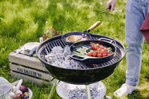 Alva Braadpan - Dutch Oven Ovaal Nori 31 x 21 cm + Gratis Leren Handvaten- geëmailleerde anti-aanbaklaag