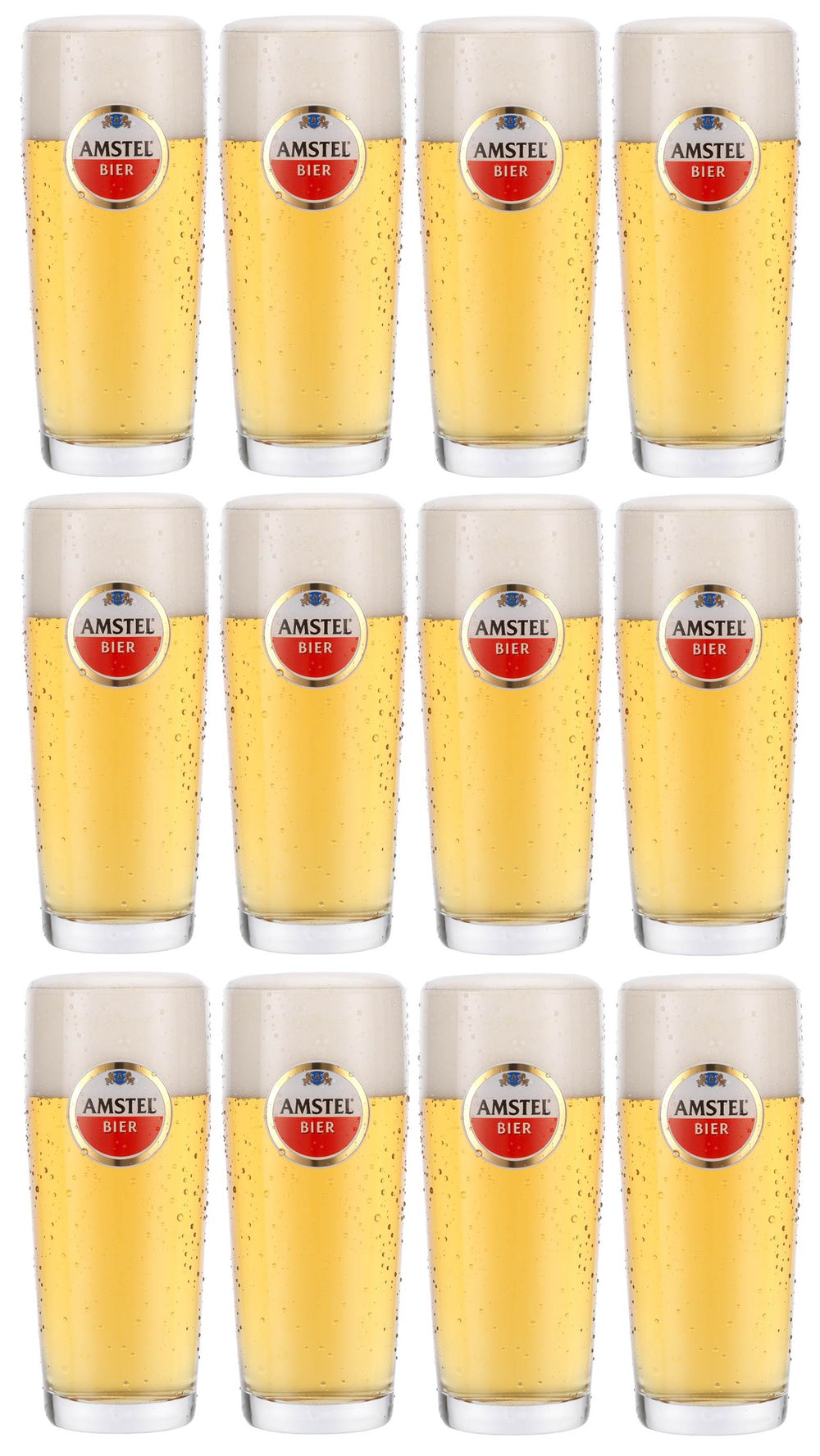 Amstel Bierglazen / Fluitje - 180 ml - 12 stuks