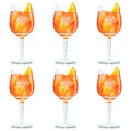 Aperol Spritz Glazen - 450 ml - Officeel Glas - 6 stuks