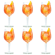 Verres Aperol Spritz - 450 ml - Verre de bureau - 6 pièces