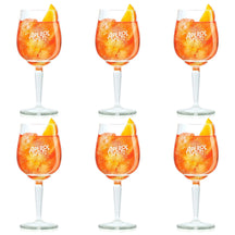 Aperol Spritz Glazen - 450 ml - Officeel Glas - 6 stuks