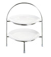 ASA Selection Etagere / Serving Tower A Table - Argent - ø 21 cm - 2 niveaux