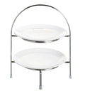 ASA Selection Etagere / Serveertoren A Table - Zilver - ø 21 cm - 2-Laags