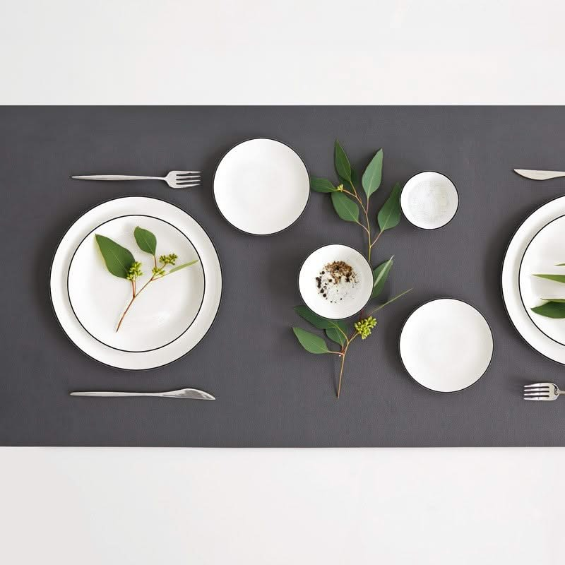 ASA Selection Assiette Petit Déjeuner A Table Ligne Noire ø 21 cm