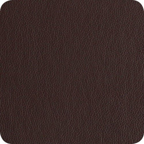 ASA Selection Onderzetters - Leather Optic Fine - Chocolat - 10 x 10 cm - 4 Stuks