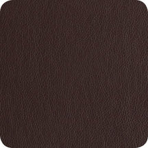 ASA Selection Onderzetters - Leather Optic Fine - Chocolat - 10 x 10 cm - 4 Stuks