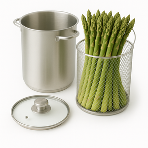 Cookinglife Aspergepan / Pastapan- RVS - ø 16 cm / 4.0 liter