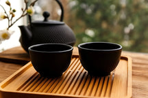 Cookinglife Theekopjes - Gietijzer - Zwart - 2 stuks