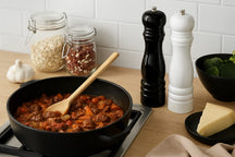 Cookinglife Zoutmolen Rocca Wit Glanzend - Keramische Molen - 21.5 cm