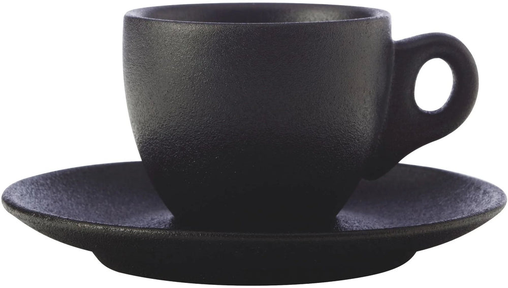 Maxwell &amp; Williams Tasse et Soucoupe Caviar Noir 80 ml