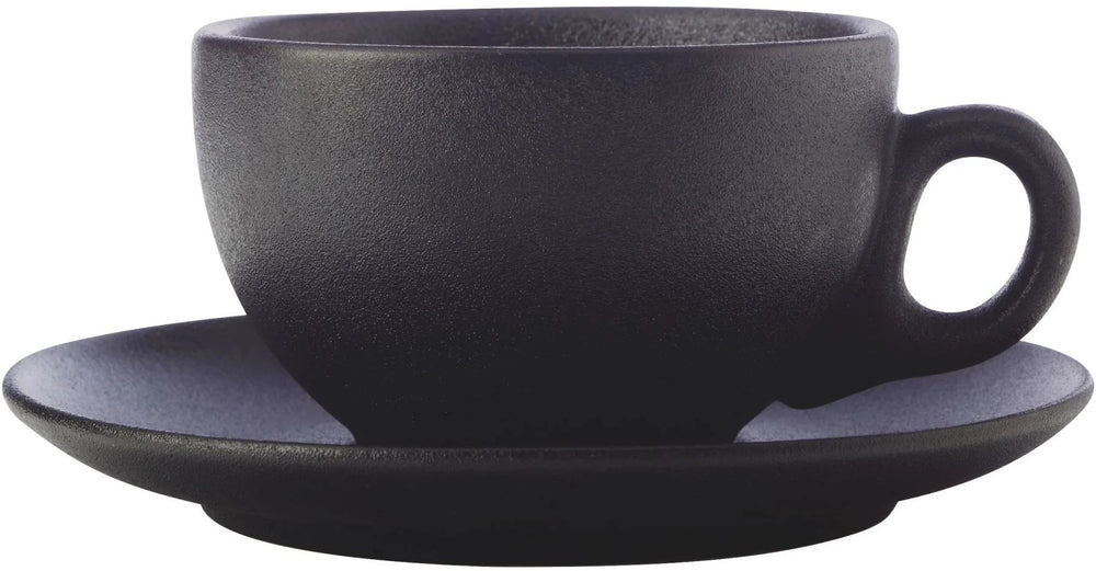 Maxwell & Williams Tasse et Soucoupe Caviar Black 250 ml