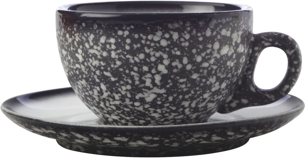 Maxwell & Williams Tasse et Soucoupe Caviar Granite 250 ml