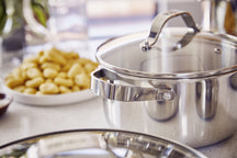 Beka Kookpan met glazen deksel - Cicla - RVS - ø 20 cm - 2.8 Liter - geschikt voor alle warmtebronnen