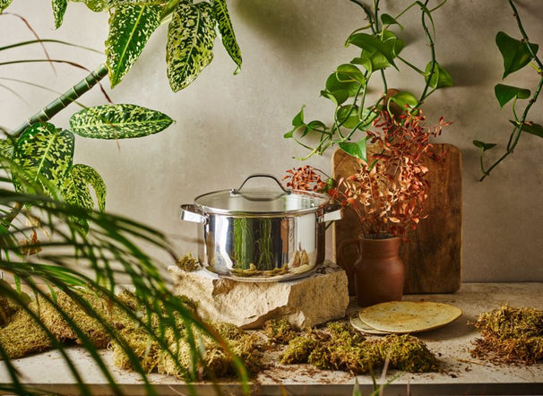 Beka Pannenset Cicla 5-Delig - zonder anti-aanbaklaag - geschikt voor alle warmtebronnen (Kookpannen, Steelpannen & Sauteerpan)