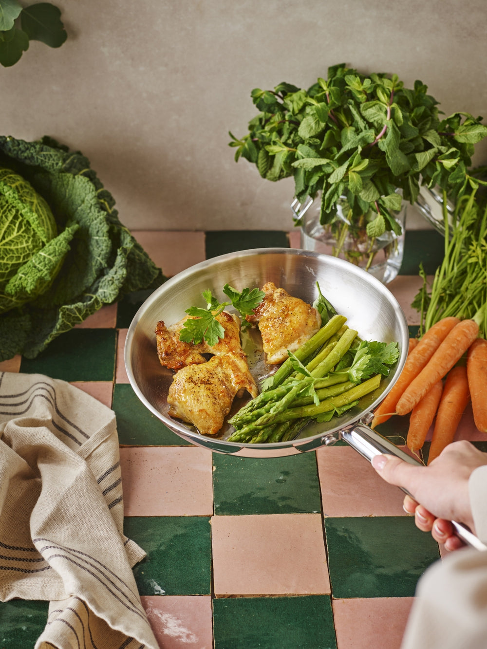 Beka Koekenpan Cicla - RVS - ø 28 cm - zonder anti-aanbaklaag - geschikt voor alle warmtebronnen