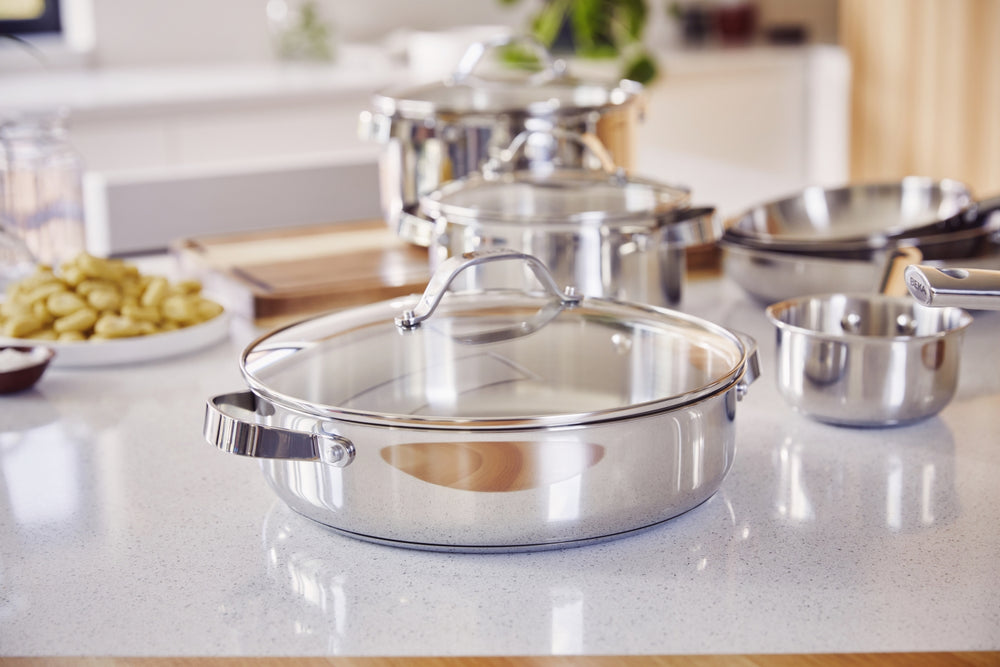 Beka Koekenpan Cicla - RVS - ø 28 cm - zonder anti-aanbaklaag - geschikt voor alle warmtebronnen