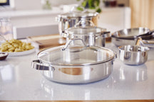 Beka Koekenpannenset Cicla - RVS - ø 24 & 28 cm - zonder anti-aanbaklaag - geschikt voor alle warmtebronnen
