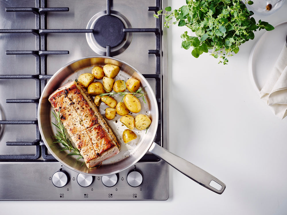 Beka Koekenpannenset Maestro 5-Ply 2-Delig - ø 24 & 28 cm - zonder anti-aanbaklaag - geschikt voor alle warmtebronnen