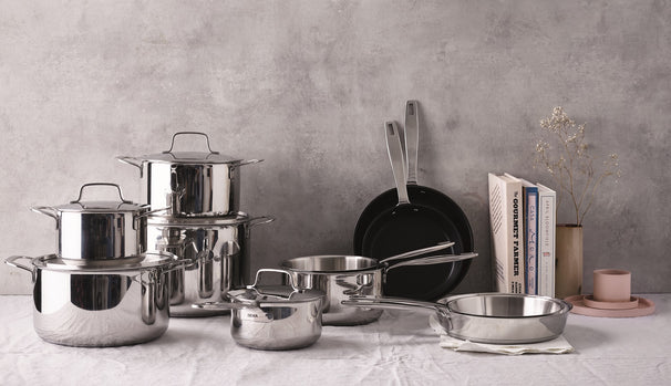 Beka Steelpannenset Maestro 5-Ply 3-delig - ø 16, 18 & 20 cm - geschikt voor alle warmtebronnen