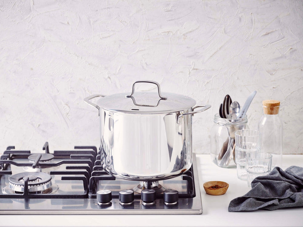 Beka Kookpan Maestro RVS met deksel ø 24 cm / 5.1 liter - geschikt voor alle warmtebronnen