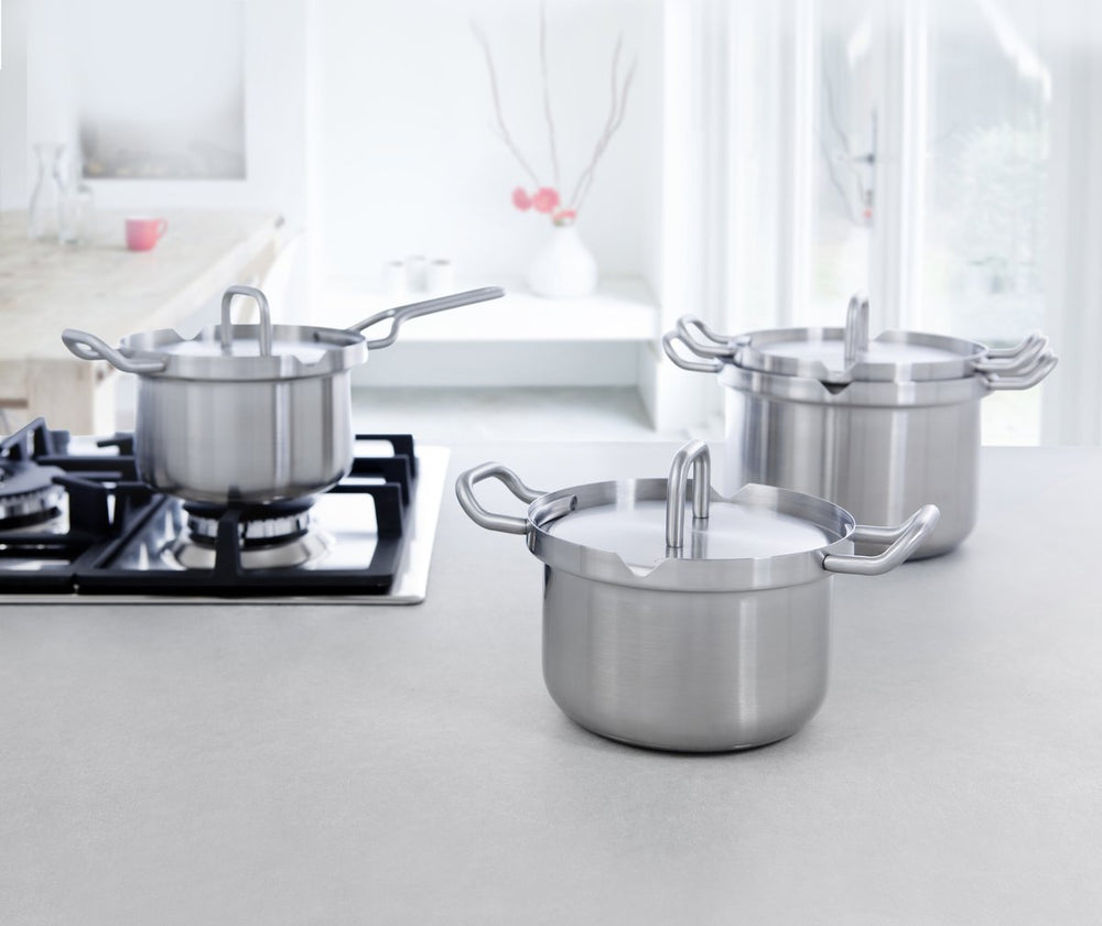 BK Ensemble de casseroles Q-linair Master en acier inoxydable - ensemble de 4 pièces